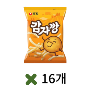 감자깡 75g (한박스), 16개