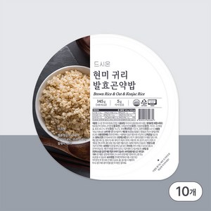 드시온 현미 귀리 발효곤약밥, 150g, 10개