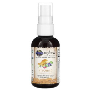 Garden of Life 마이카인드 비타민 C 스프레이 Vitamin Spray 오렌지 텐저린 58ml, 1개