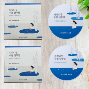 1+1 라운드랩 자작나무 수분 진정 선쿠션 15g+15g 2개, 자작 선쿠션, 15g