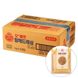 참깨드레싱 1KG오뚜기 BOX(6), 6개, 1kg