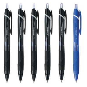 유니볼 제트스트림 볼펜 6개 SXN-150-07, 0.7mm 6개(흑5청1)
