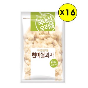 (상온)[청우식품]현미쌀과자160g 한박스, 160g, 16개