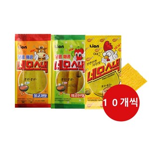 네모스낵 불고기맛 10개 + 매콤한맛 10개 + 후라이드 치킨맛 10개 + 밀키타 캔디, 1세트