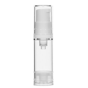 에어리스 미니 진공에센스 5ml 10ml 15ml 화장품공병 미스트, 투명용기 흰색캡(매칭오류)