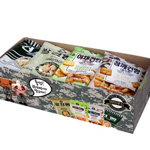 [군용건빵] 야채 참깨 쌀 밀 4개종류 추억의간식 3BOX (36봉지), 4개, 군용건4개종류 추억의간식4BOX (48봉지) -3000