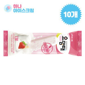 빙그레 요맘때 딸기 아이스크림, 10개, 70ml