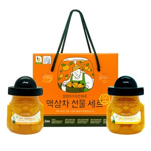 제주 한라봉차 천혜향차 레드향차 풋귤차 선물세트 320g, 2개입, 1세트