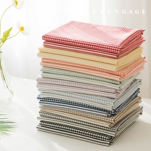천가게 체크원단 면 멜란지 선염 체크천 스트라이프 4mm 쁘띠밀크 26종 한마, 14.스트라이프 블루[603-1], 1개