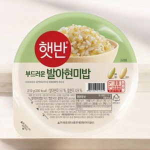 cj 햇반 발아현미밥 210g 36개