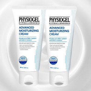 피지오겔 어드밴스드 모이스춰라이징 크림, 70ml, 2개