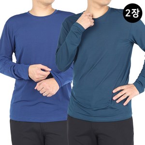 1+1 남자여름긴팔티 아이스 빅사이즈 긴팔쿨티 기능성 냉감 남자상의