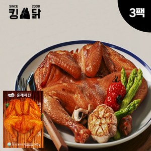 킹닭 국내산 훈제치킨 500g x 3팩, 3개