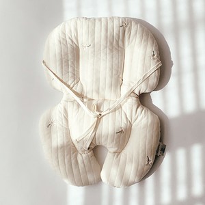 돗투돗x마롤로뜨 체어라이너 유아시트 아기의자 방석 식탁의자 시트, 살랑데이지_자수체어라이너S