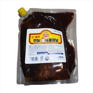 오뚜기 오쉐프 만능 불매콤 양념 2kg, 5개