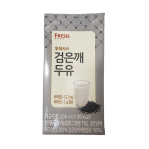 후레시스 검은깨 두유, 200ml, 48개