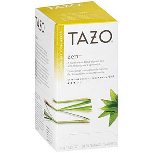 Tazo Hot Tea Filterbag Zen Green 24 count Pack of 6 FILTERBAG