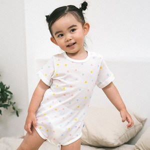 [5+1] 베이비붐 유아동 항균메쉬 바디슈트 태열방지 아기 유아 반팔 5부 봄 여름 가을 국내생산