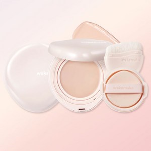 웨이크메이크 워터 글로우 코팅밤 12.5g, 02 바닐라아이보리 [리필+오겜퍼프]브러시, 1개