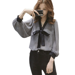 엘레스 여성용 박시핏 블라우스 2개 한세트