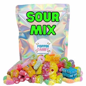 스웨덴 스웨디시 사워믹스 캔디 SOUR MIX 1kg, 1개