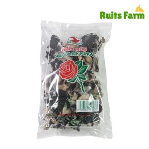 [루츠팜] 베트남 건목이버섯 100g 건조 목이버섯 흑목이버섯 장미표 목이버섯 Nam Meo black fungus, 1개