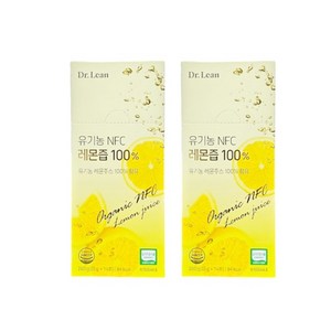 닥터린 유기농 NFC 레몬즙 100% 스페인산 유기농 레몬주스 100%함유, 280g, 2개