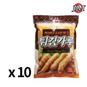 뚜레반 튀김가루 1kg 업소용, 10개