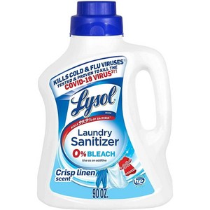 Lysol Laundy Sanitize 라이솔 세탁 소독제 크리스피 린넨 2.66L, 1개