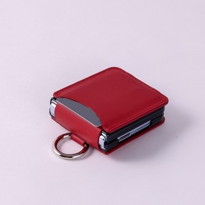 본아띠 폴라리스 천연소가죽 비비지 카드수납 힌지보호 기능 갤럭시 Z플립 핸드폰케이스