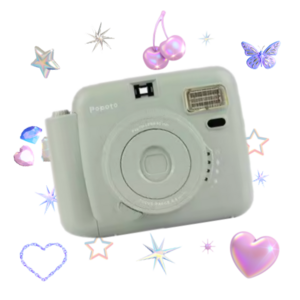 포토토 즉석카메라 폴라로이드 카메라 + 파우치 + 스트랩 + 셀카렌즈, 1개, 말차 그린