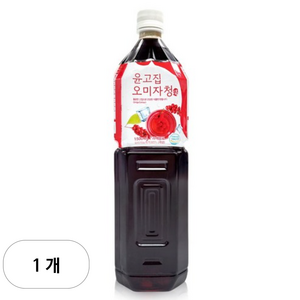 [윤고집] 오미자청 원액 1.5L, 1개