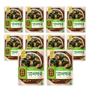 풀무원 반듯한식 고기듬뿍 보양 미역국, 450g, 10개