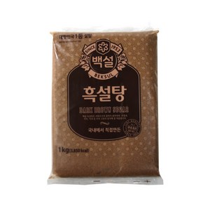 흑설탕 (백설 1K) X 16, 1kg, 16개