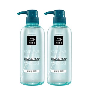 미쟝센 스타일케어 프로페셔널 헤어젤 하드, 500ml, 2개