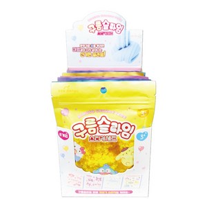 산리오 구름 슬라임 스티커 세트 350g x 8개입 1박스, 혼합색상