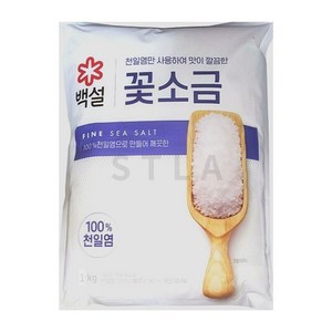 백설 꽃소금, 1kg, 1개