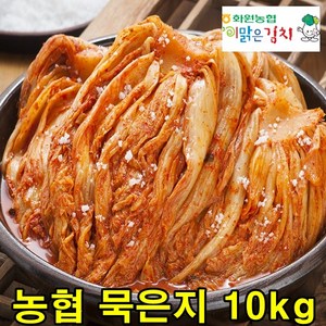 화원농협 묵은지 전라도 해남 농협 이맑은김치 전통숙성 묵은김치, 1개, 10kg