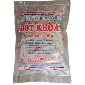 베트남 BOT KHOAI 북카이 타피오카 스틱, 2개, 100g