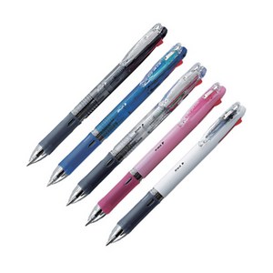 (제브라) 클립온 슬림 4색볼펜(B4A5) 0.7mm(낱개) 부드러운볼펜, 선택:핑크, 단품