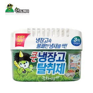 산도깨비 큰 냉장고 탈취제 본품 녹차, 420g, 1개