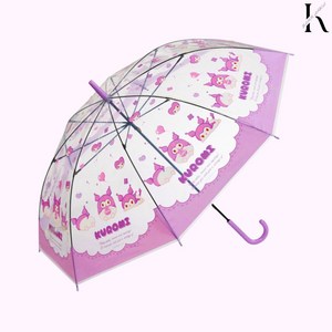 [수동우산]산리오 정품 스케이터 풍선 60cm 비닐 우산 시나모롤 쿠로미 마이멜로디 포차코 한교동