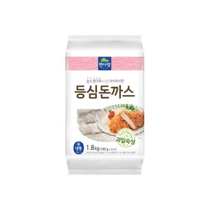 등심돈까스 면사랑 냉동 1.8kg(180gx10ea), 1.8kg, 1개