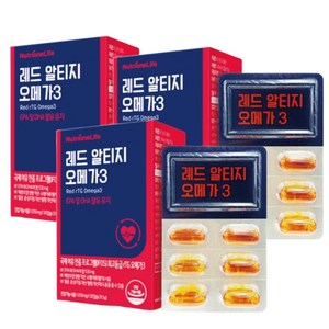 뉴트리원) 임영웅 레드알티지오메가3 890mg x 30캡슐, 30정, 31.5g, 3개