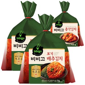 시원 아삭한 비비고 포기김치 10kg + 총각김치 900g, 1세트