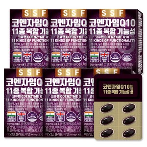 순수식품 코엔자임Q10 코큐텐 비오틴 엽산 아연, 30정, 6박스