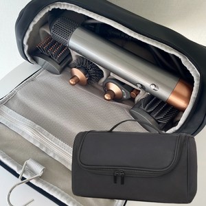 바르고운 방수 여행용 파우치 드라이기 고데기 가방, 1개, 바르고운 블랙