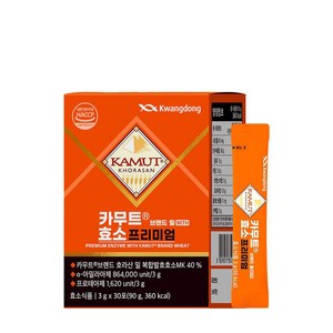 광동생활건강 카무트 효소 정품 카무트R 브랜드 밀 WITH 효소 프리미엄 고소한 곡물맛, 1개, 30회분