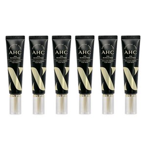 [2022년]최신상 AHC 아이크림 시즌10 텐 레볼루션 리얼 아이크림 포 페이스 30ml + 깔끔이 증정, 6개