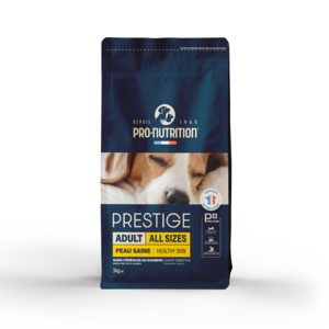 프랑스 프로뉴트리션 프레스티지 강아지 어덜트 독 스킨케어 올브리드 전견종 3kg, 1개, 애완동물